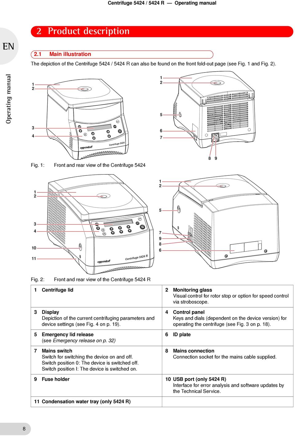 Eppendorf centrifuge 5702 user manual